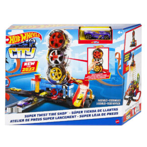 Set de joaca Hot Wheels City, Atelierul de pneuri Set de joaca Hot Wheels City, Atelierul de pneuri