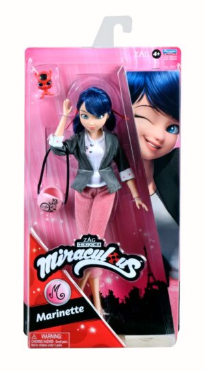 Papusa Miraculous, Zag Heroez, Marinette, 30 cm Papusa Miraculous, Zag Heroez, Marinette, 30 cm