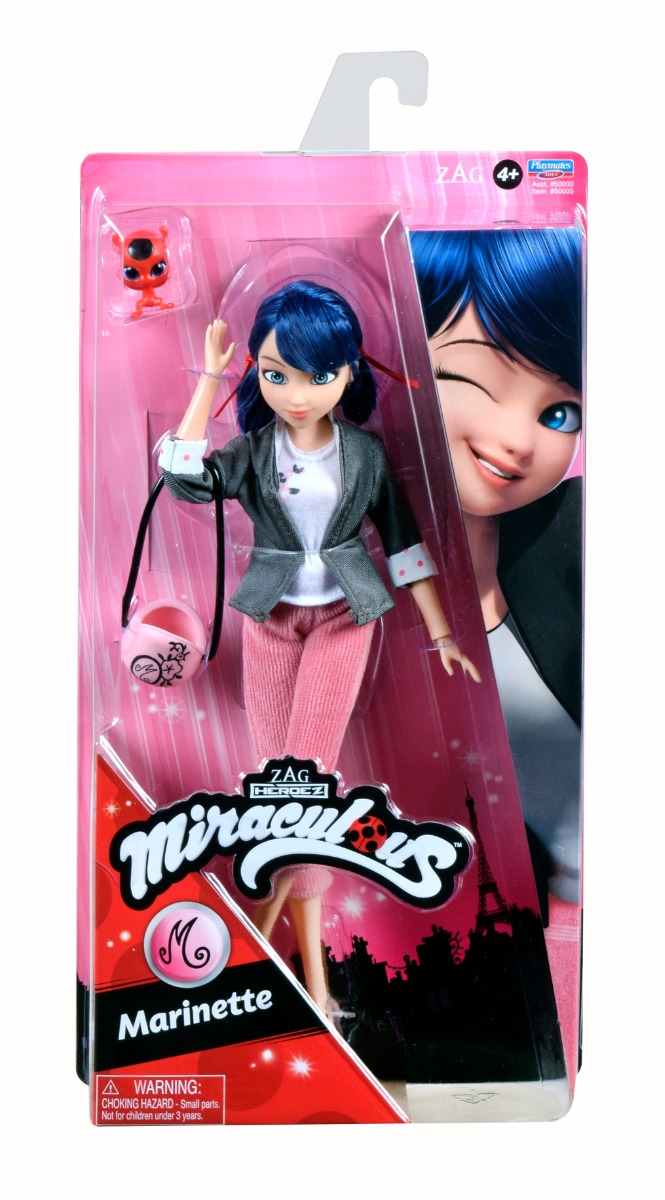 Papusa Miraculous, Zag Heroez, Marinette, 30 cm Papusa Miraculous, Zag Heroez, Marinette, 30 cm