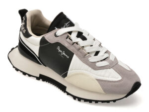 Pantofi sport PEPE JEANS gri, LS60004, din material textil Pantofi sport PEPE JEANS gri, LS60004, din material textil