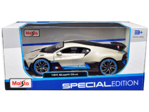 Masinuta din metal Maisto Bugatti Divo, 1:24, Alb Masinuta din metal Maisto Bugatti Divo, 1:24, Alb
