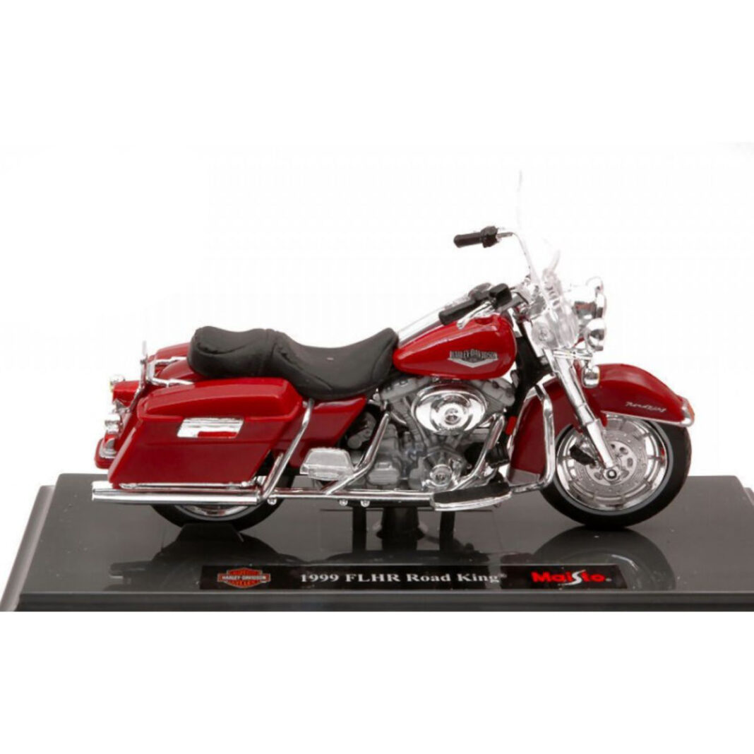 Motocicleta Maisto Harley-Davidson, 1:18, 1999 FLHR Road Kinga Motocicleta Maisto Harley-Davidson, 1:18, 1999 FLHR Road Kinga