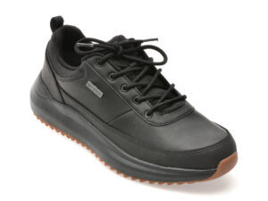 Pantofi sport SKECHERS negri, PARNELL, din piele naturala Pantofi sport SKECHERS negri, PARNELL, din piele naturala