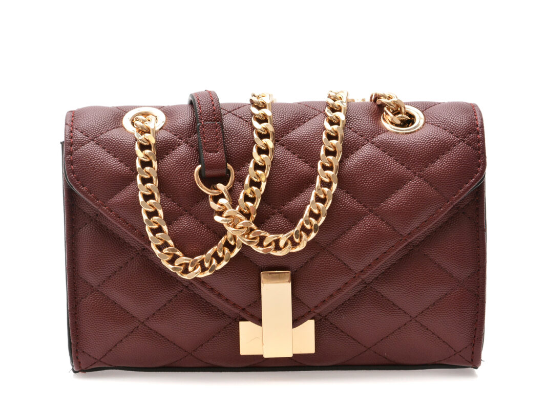 Geanta ALDO visinie, CHELSY 601, din piele ecologica Geanta ALDO visinie, CHELSY 601, din piele ecologica