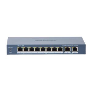 Switch Gigabit cu 8 porturi PoE Hikvision DS-3E0310HP-E(C), 10/100 Mbps, 4.000 MAC, buget PoE 110W, fara management Switch Gigabit cu 8 porturi PoE Hikvision DS-3E0310HP-E(C), 10/100 Mbps, 4.000 MAC, buget PoE 110W, fara management