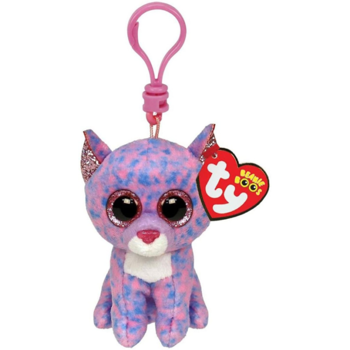 Jucarie de plus TY - Beanie Boos, Pisica Lavanda, 24 cm Jucarie de plus TY - Beanie Boos, Pisica Lavanda, 24 cm