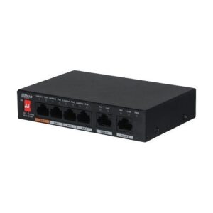 Switch Dahua PFS3006-4ET-60-V2 PoE 4+2 porturi, 250m, 30W, 60W Switch Dahua PFS3006-4ET-60-V2 PoE 4+2 porturi, 250m, 30W, 60W