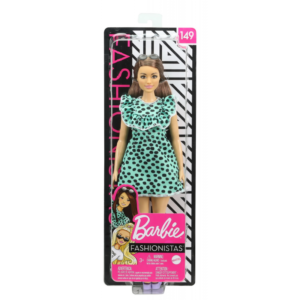 Papusa Barbie Fashionistas, Satena, cu baston pentru nevazatori Papusa Barbie Fashionistas, Satena, cu baston pentru nevazatori