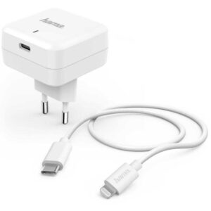 Incarcator retea Hama 210506, Lightning, 12W, 1m (Alb) Incarcator retea Hama 210506, Lightning, 12W, 1m (Alb)