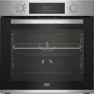 Cuptor incorporabil Beko BBIM12300XMPSEF, Electric, 72 l, Autocuratare pirolitica, FlexiCrisp, RecycledNet, AEROperfect, SteamShine, Grill, LED display touch control, 3D Cooking, Rafturi telescopice, Clasa A+ (Inox) Cuptor incorporabil Beko BBIM12300XMPSEF, Electric, 72 l, Autocuratare pirolitica, FlexiCrisp, RecycledNet, AEROperfect, SteamShine, Grill, LED display touch control, 3D Cooking, Rafturi telescopice, Clasa A+ (Inox)