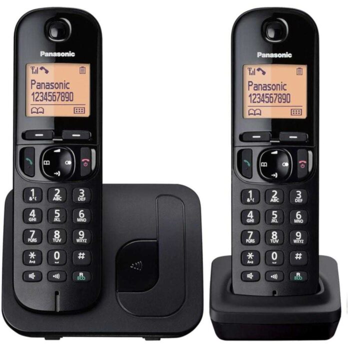 Telefon Fix Twin Panasonic KX-TGC212FXB (Negru) Telefon Fix Twin Panasonic KX-TGC212FXB (Negru)