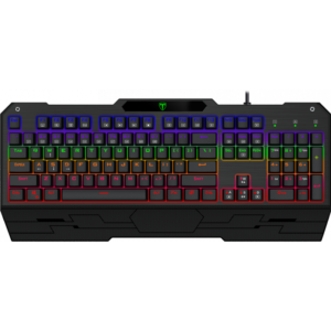 Tastatura Gaming Mecanica T-DAGGER Battleship, Iluminare LED Rainbow (Negru) Tastatura Gaming Mecanica T-DAGGER Battleship, Iluminare LED Rainbow (Negru)