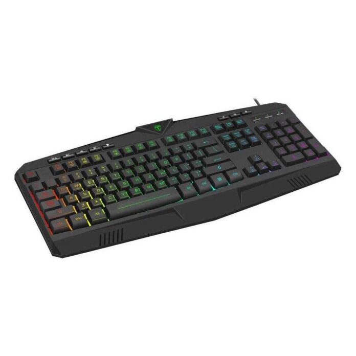 Tastatura Gaming T-Dagger Tanker, iluminare RGB, USB, Negru Tastatura Gaming T-Dagger Tanker, iluminare RGB, USB, Negru