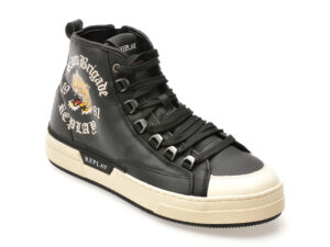 Ghete REPLAY negre, MZ6R09T, din material textil Ghete REPLAY negre, MZ6R09T, din material textil