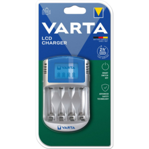 Incarcator Varta LCD 57070, cu 4 acumulatori, 2600 mAh, Preincarcati, R2U, 12V, USB Incarcator Varta LCD 57070, cu 4 acumulatori, 2600 mAh, Preincarcati, R2U, 12V, USB