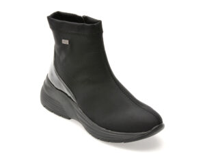 Ghete REMONTE negre, D6677, din material textil Ghete REMONTE negre, D6677, din material textil