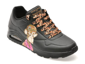 Pantofi sport SKECHERS negri, 251014, din piele ecologica Pantofi sport SKECHERS negri, 251014, din piele ecologica