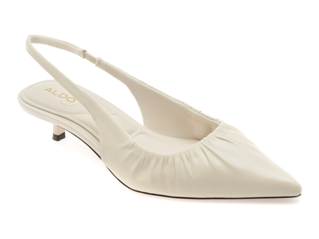 Pantofi eleganti ALDO albi, MYSTIA 121, din piele ecologica Pantofi eleganti ALDO albi, MYSTIA 121, din piele ecologica