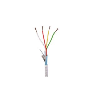 Cablu ecranat alarma Elan 4x0.22, cupru, 4 mm, 100 metri Cablu ecranat alarma Elan 4x0.22, cupru, 4 mm, 100 metri