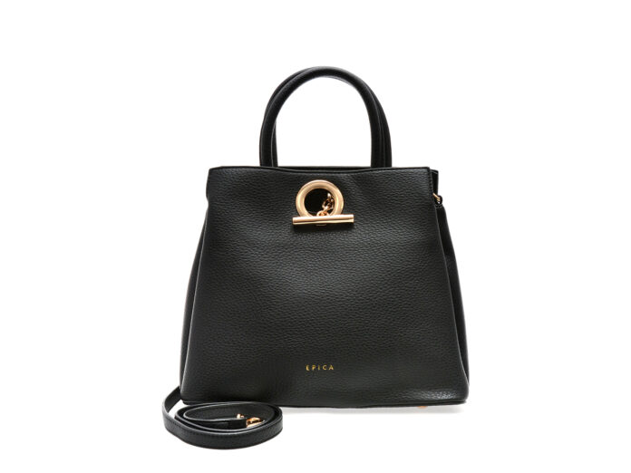 Geanta EPICA neagra, 3244, din piele ecologica Geanta EPICA neagra, 3244, din piele ecologica