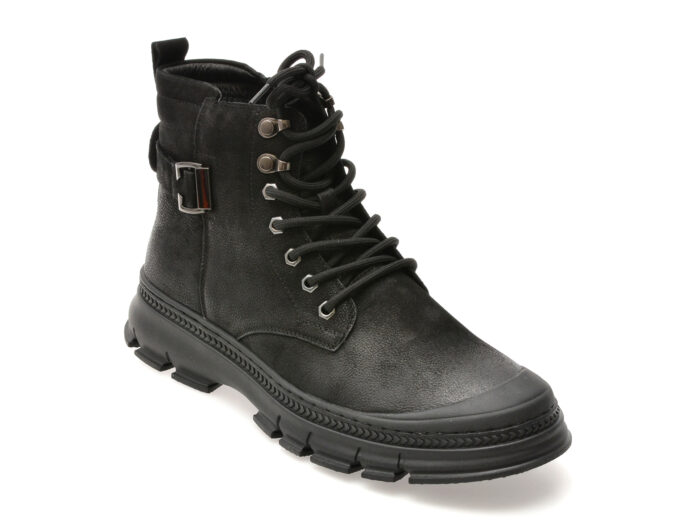 Ghete EPICA negre, 80278, din piele naturala Ghete EPICA negre, 80278, din piele naturala