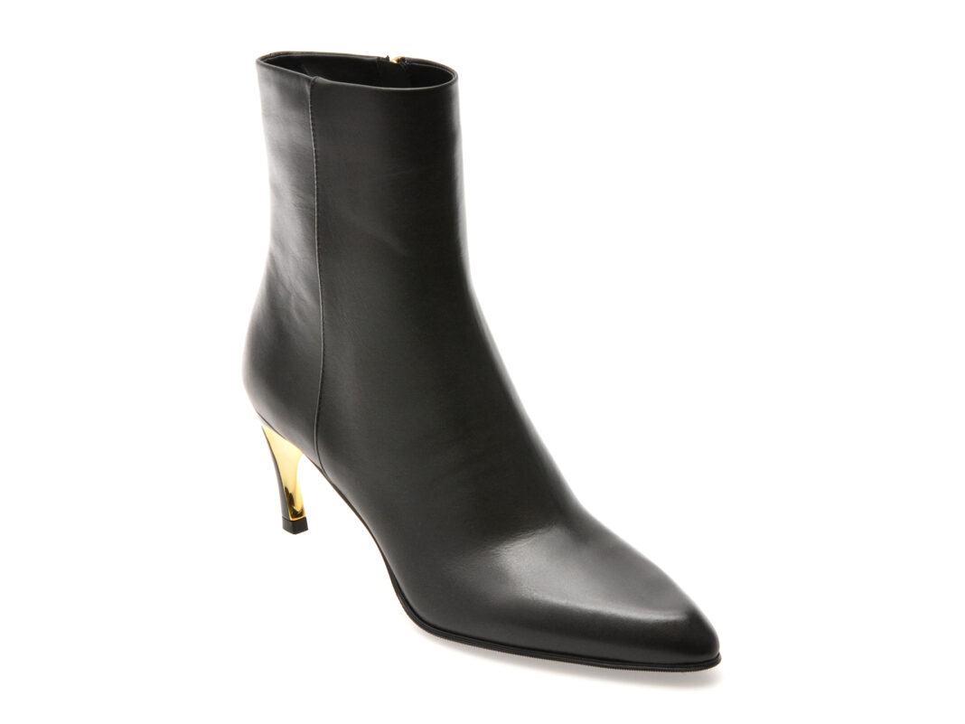 Botine elegante EPICA PREMIUM negre, 01073EB, din piele naturala Botine elegante EPICA PREMIUM negre, 01073EB, din piele naturala