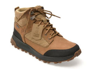 Ghete CLARKS gri, ATL TREK HI GTX, din nabuc Ghete CLARKS gri, ATL TREK HI GTX, din nabuc