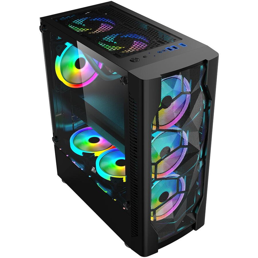 Carcasa Gaming 1STPLAYER SP8, Mid Tower, ATX (Alb) Carcasa Gaming 1STPLAYER SP8, Mid Tower, ATX (Alb)