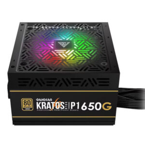 Sursa Gamdias Kratos E1, RGB, 600W (Negru) Sursa Gamdias Kratos E1, RGB, 600W (Negru)