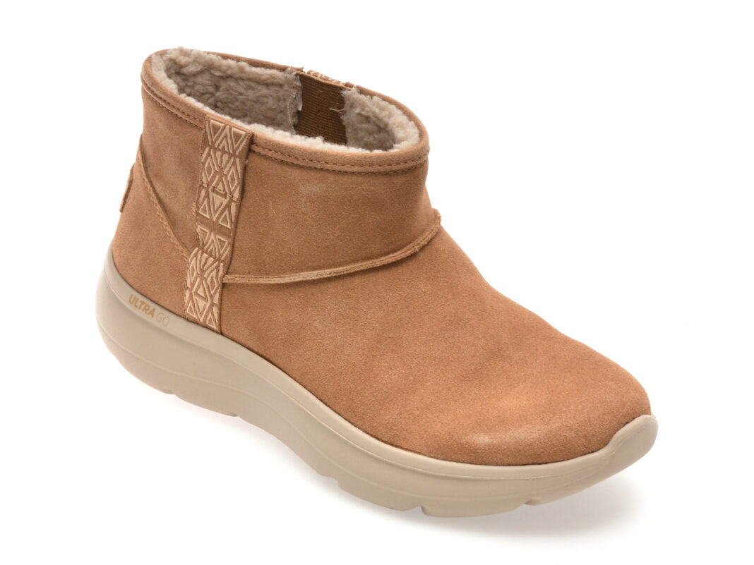 Ghete SKECHERS maro, ON-THE-GO ENCORE, din piele intoarsa Ghete SKECHERS maro, ON-THE-GO ENCORE, din piele intoarsa
