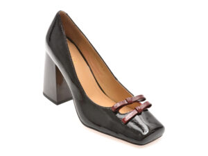 Pantofi eleganti EPICA visinii, 5C111, din piele naturala lacuita Pantofi eleganti EPICA visinii, 5C111, din piele naturala lacuita