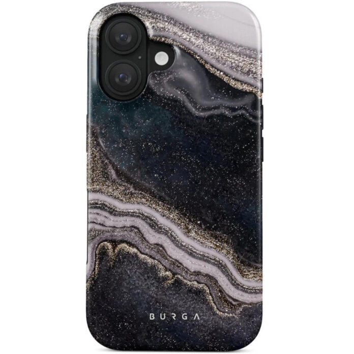 Husa Dual Layer Magic Night Burga pentru iPhone 16, Multicolor Husa Dual Layer Magic Night Burga pentru iPhone 16, Multicolor