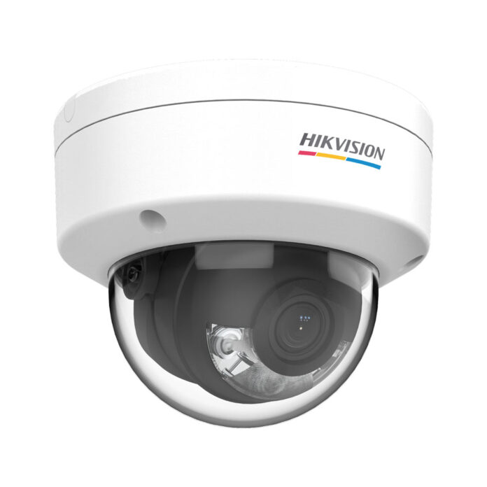Camera supraveghere IP Dome Hikvision ColorVu DS-2CD1127G0-LUF(D), 2 MP, lumina alba 30 m, 2.8 mm, microfon, slot card, PoE Camera supraveghere IP Dome Hikvision ColorVu DS-2CD1127G0-LUF(D), 2 MP, lumina alba 30 m, 2.8 mm, microfon, slot card, PoE