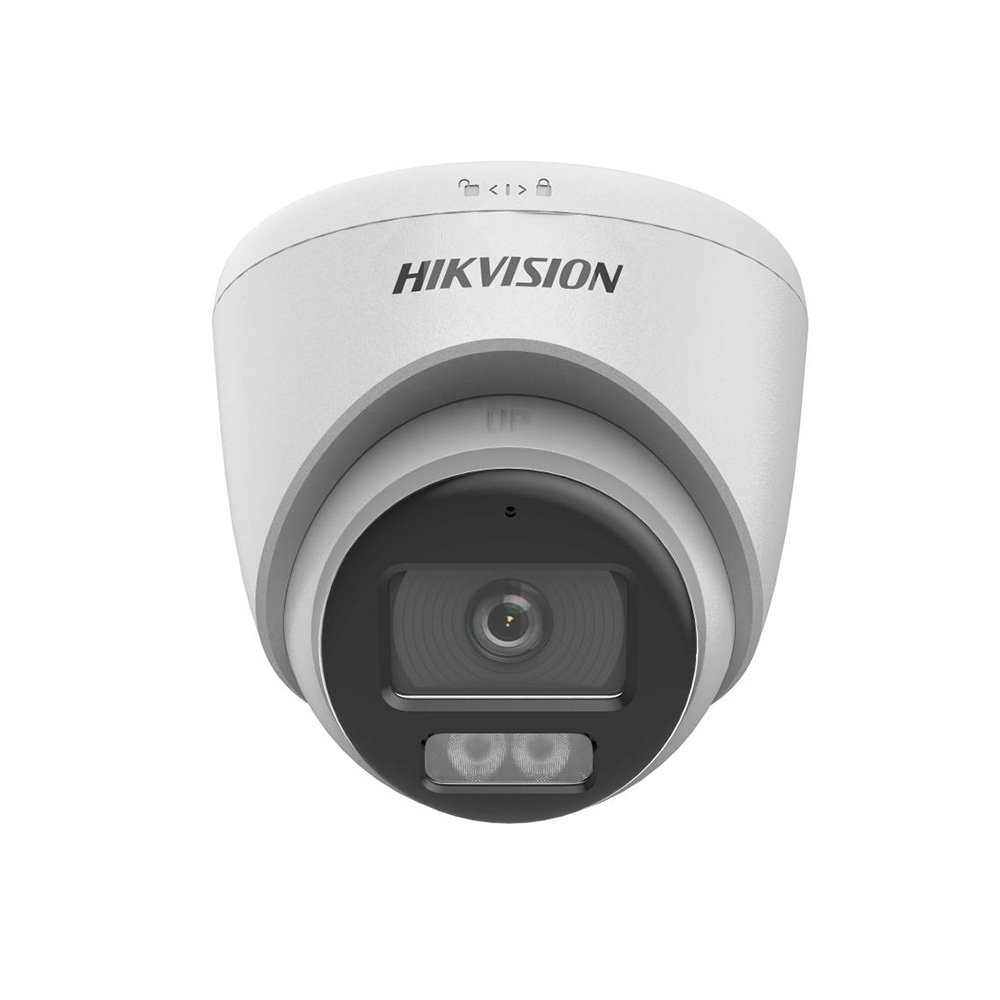 Camera supraveghere Dome Hikvision ColorVu DS-2CE72DF0T-LFS(2.8MM), lumina alba/IR 40 m, 2 MP, 2.8 mm, microfon Camera supraveghere Dome Hikvision ColorVu DS-2CE72DF0T-LFS(2.8MM), lumina alba/IR 40 m, 2 MP, 2.8 mm, microfon