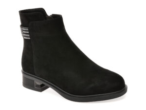 Ghete EPICA negre, E531, din piele intoarsa Ghete EPICA negre, E531, din piele intoarsa