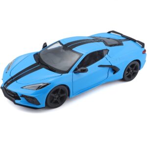 Masinuta Maisto, Chevrolet Corvette Stingray Coupe, 1:24, Blue Masinuta Maisto, Chevrolet Corvette Stingray Coupe, 1:24, Blue