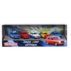 Set 5 masinute din metal Dacia 1300, Majorette, 7 cm Set 5 masinute din metal Dacia 1300, Majorette, 7 cm