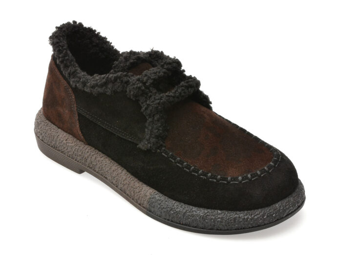 Mocasini EPICA negri, 3432647, din piele intoarsa Mocasini EPICA negri, 3432647, din piele intoarsa