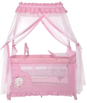 Patut pliabil stil baldachin Lorelli Magic Sleep, cu accesorii, Mellow Rose Ballerina Bear Patut pliabil stil baldachin Lorelli Magic Sleep, cu accesorii, Mellow Rose Ballerina Bear