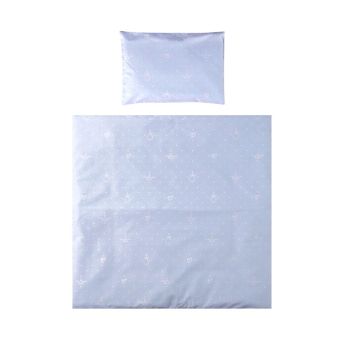 Set 5 piese lenjerie bumbac ranforce Lorelli Eva, pentru paturile Milano si Alicante, Little Bear Blue Set 5 piese lenjerie bumbac ranforce Lorelli Eva, pentru paturile Milano si Alicante, Little Bear Blue