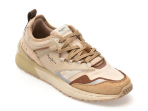 Pantofi sport PEPE JEANS bej, MS60013, din material textil Pantofi sport PEPE JEANS bej, MS60013, din material textil