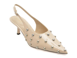 Pantofi eleganti ALDO bej, NAIARAH 108, din piele ecologica lacuita Pantofi eleganti ALDO bej, NAIARAH 108, din piele ecologica lacuita