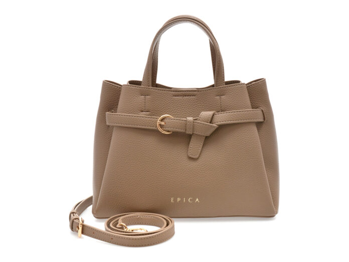 Geanta EPICA gri, 6027, din piele ecologica Geanta EPICA gri, 6027, din piele ecologica