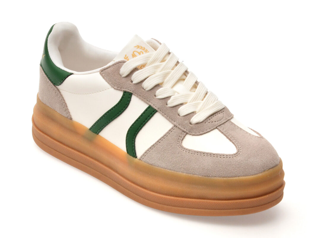 Pantofi sport ALDO albi, ELABRINTAR 138, din piele ecologica Pantofi sport ALDO albi, ELABRINTAR 138, din piele ecologica