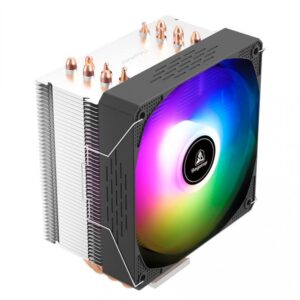 Cooler Procesor Segotep Frozen Tower T6 V2 Iluminare aRGB, Racire Activa, Socket Intel, Negru Cooler Procesor Segotep Frozen Tower T6 V2 Iluminare aRGB, Racire Activa, Socket Intel, Negru