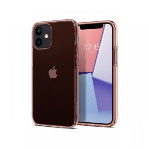 Protectie spate Spigen Crystal Flex ACS01540 pentru iPhone 12 Mini (Transparent/Roz) Protectie spate Spigen Crystal Flex ACS01540 pentru iPhone 12 Mini (Transparent/Roz)