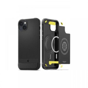 Protectie spate Spigen Rugged Armor pentru Apple iPhone 14 (Negru) Protectie spate Spigen Rugged Armor pentru Apple iPhone 14 (Negru)
