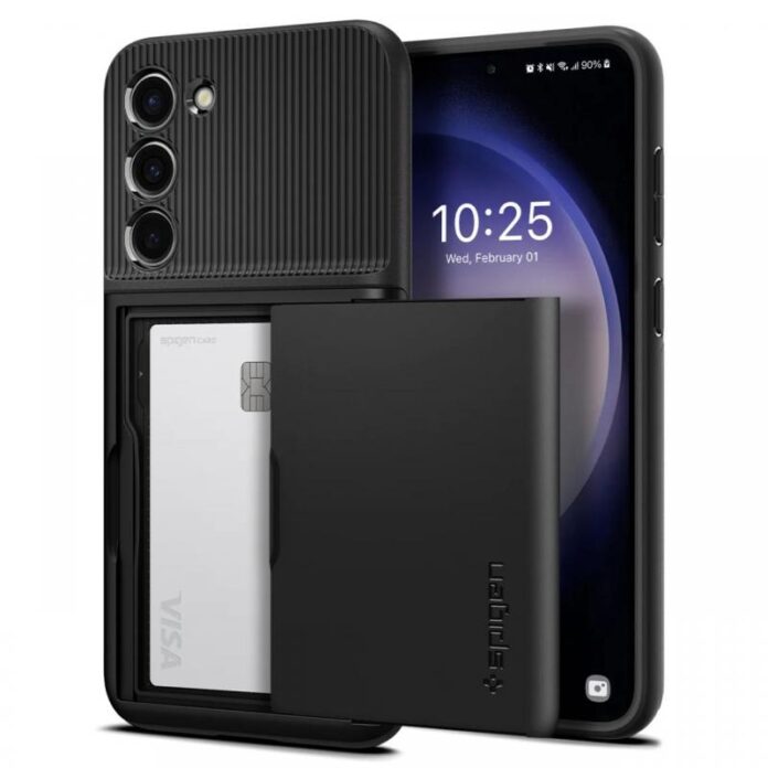 Husa pentru Samsung Galaxy S25 Ultra S938, Spigen ACS08967, Slim Armor CS, Neagra Husa pentru Samsung Galaxy S25 Ultra S938, Spigen ACS08967, Slim Armor CS, Neagra