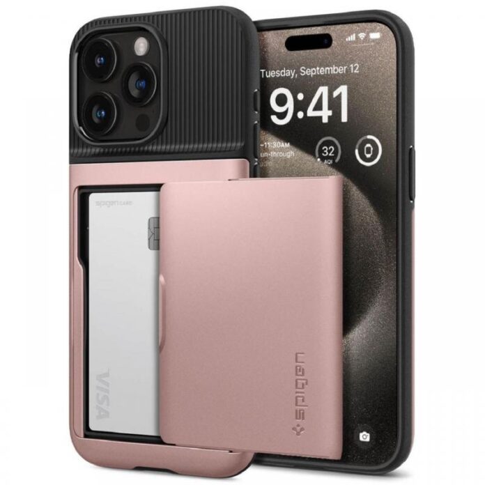 Husa Protectie Spate Spigen Slim Armor Cs pentru Apple iPhone 15 Pro Max (Negru) Husa Protectie Spate Spigen Slim Armor Cs pentru Apple iPhone 15 Pro Max (Negru)