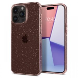 Husa Protectie Spate Spigen Liquid Crystal Glitter pentru Apple iPhone 15 Plus (Roz/Transparent) Husa Protectie Spate Spigen Liquid Crystal Glitter pentru Apple iPhone 15 Plus (Roz/Transparent)